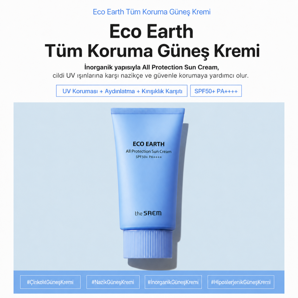 The Saem Blue Light Sun SPF50+ PA++++ - Güneş Kremi 50gr
