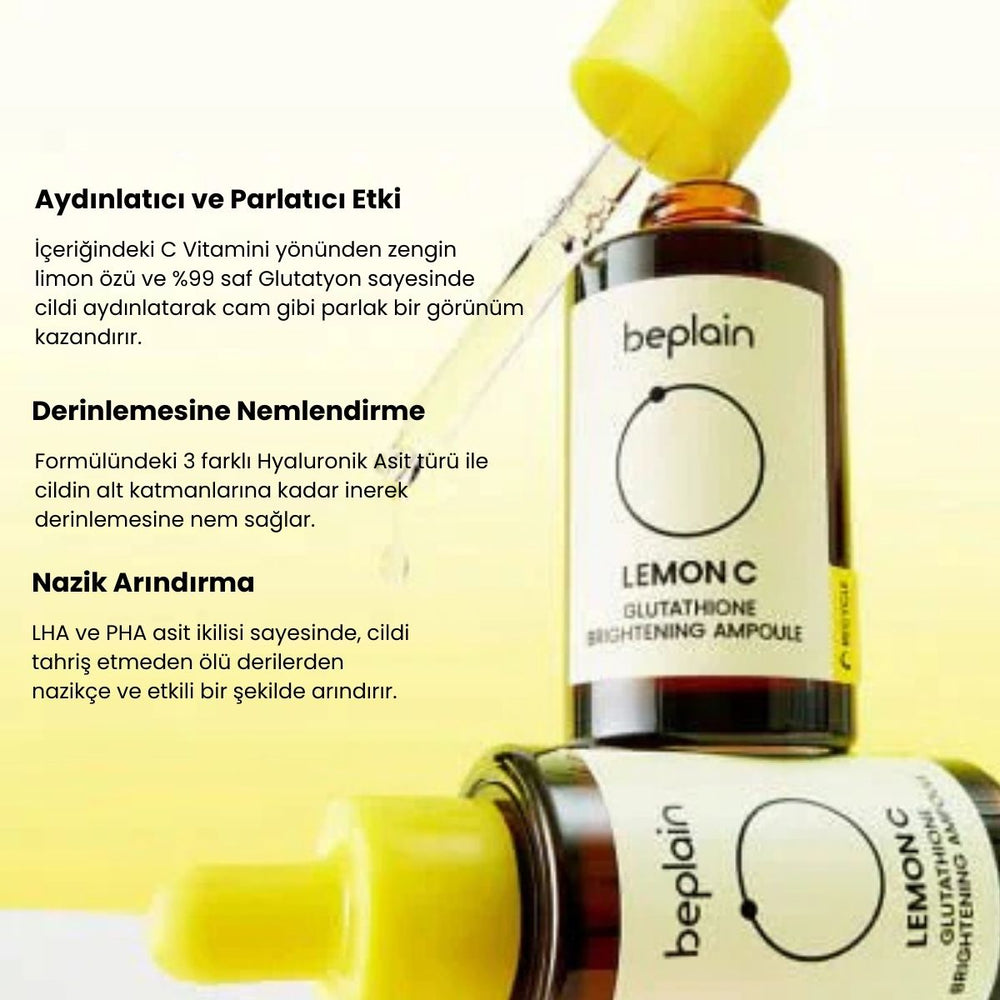 Beplain Lemon C Glutathione Brightening Ampoule - Aydınlatıcı 30ml