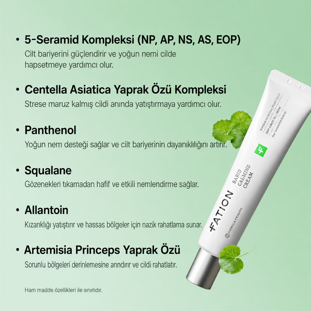 FATION Rapid Calming Barrier Cream - Yatıştırıcı Bariyer Kremi 45ml
