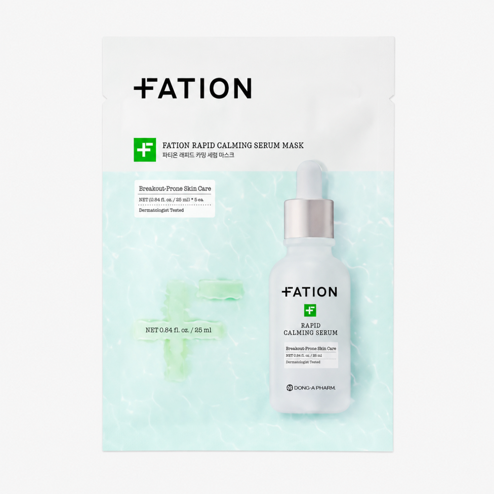 FATION Rapid Calming Serum Mask - Yatıştırıcı Serum Maske 25ml x 5 adet