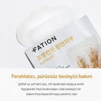 FATION Real Fit Rice Bran Brightening Mask - Aydınlatıcı Maske 23ml x 5 adet