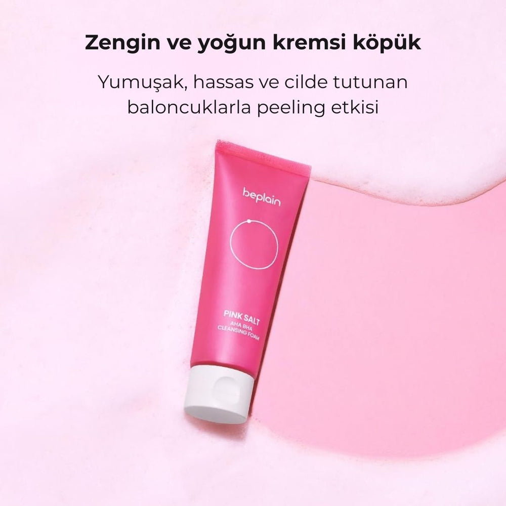 Beplain Pink Salt AHA BHA Foam - Arındırıcı Köpük 120ml