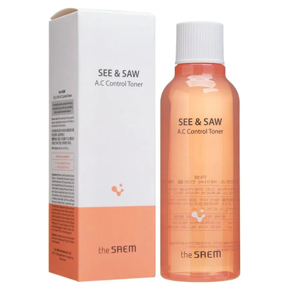 The Saem See & Saw AC Toner - Yağlı Akneli Cilt Toniği 200ml