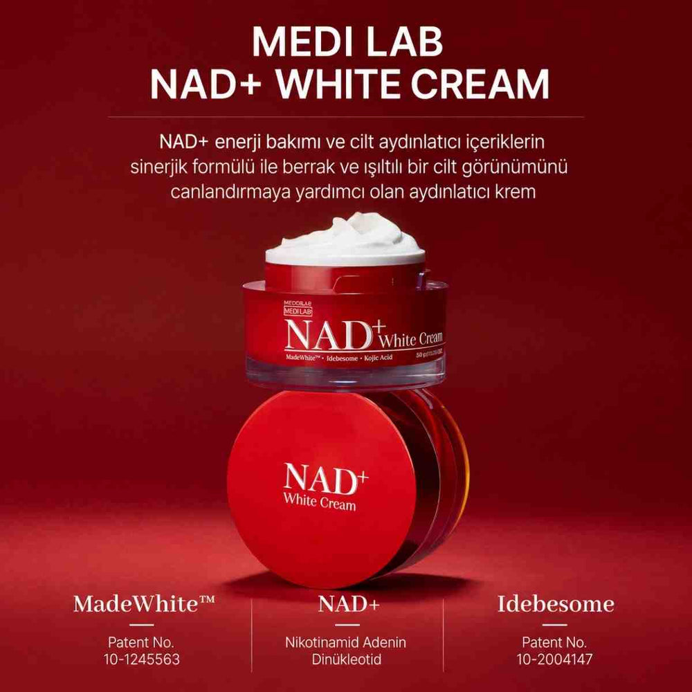MEDI LAB NAD+ Aydınlatıcı Yaşlanma Karşıtı Krem 50 ml
