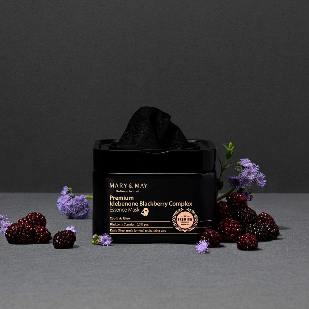 Mary&May Idebenone Blackberry Essence Mask - 20’li Maske Seti