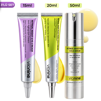 Vionine Gece Bakım Seti 3'lü - Retinol Serum + Retinal Krem + Göz Kremi