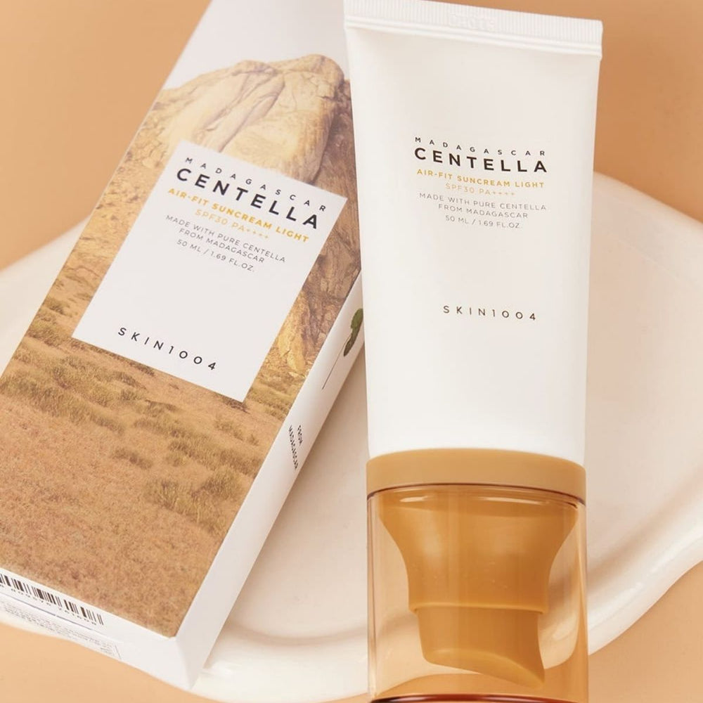 Skin1004 Madagascar Centella Air-Fit Light Sun Cream SPF30+ PA++++ - Güneş Kremi 50ml