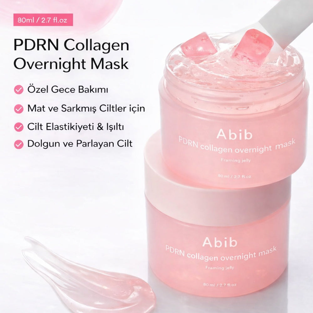 Abib PDRN Collagen Overnight Mask - Sıkılaştırıcı Gece Maskesi 80ml