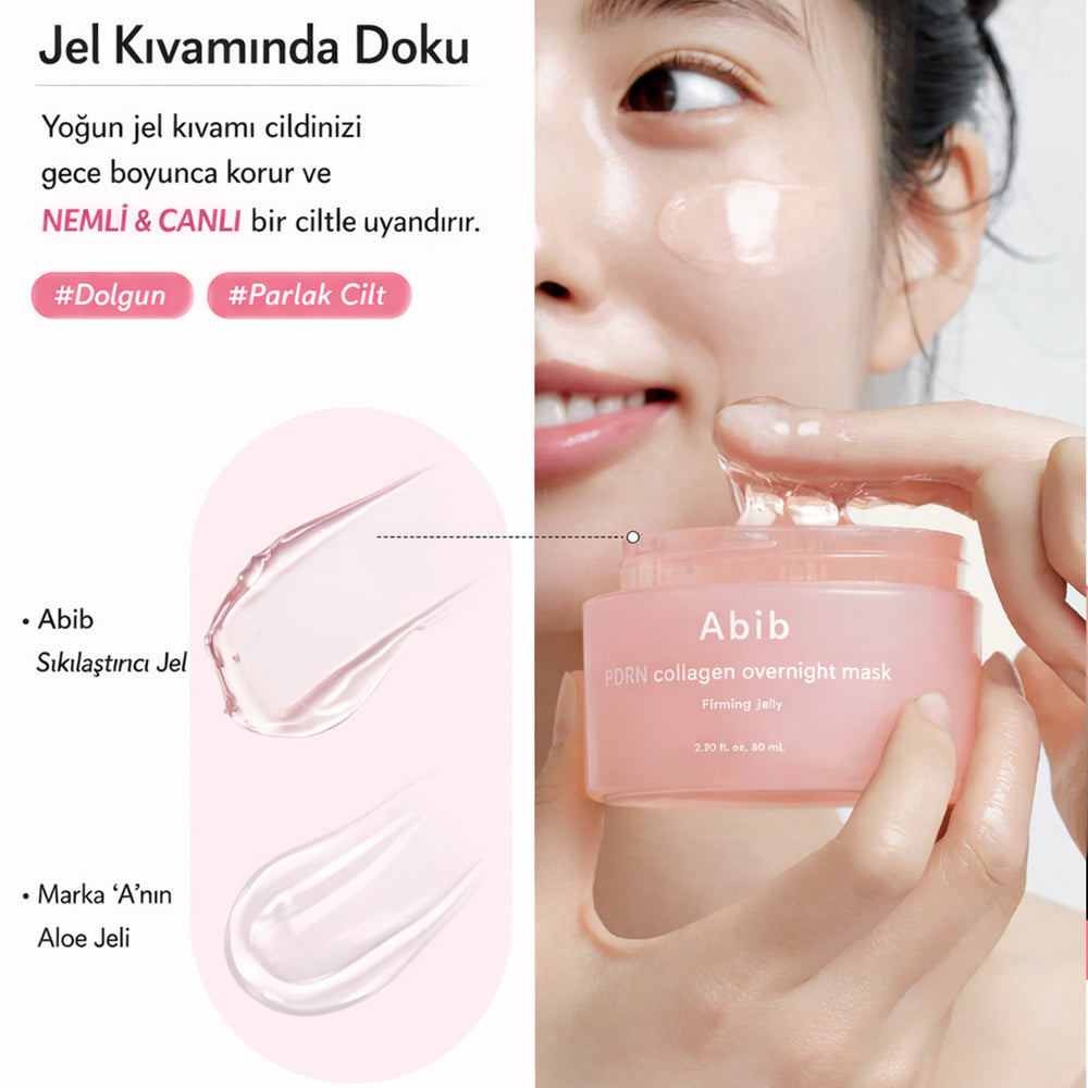 Abib PDRN Collagen Overnight Mask - Sıkılaştırıcı Gece Maskesi 80ml