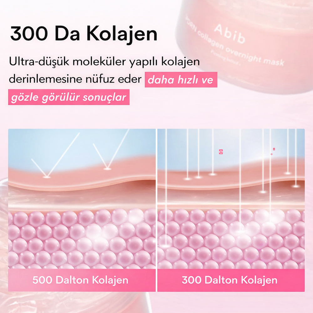 Abib PDRN Collagen Overnight Mask - Sıkılaştırıcı Gece Maskesi 80ml
