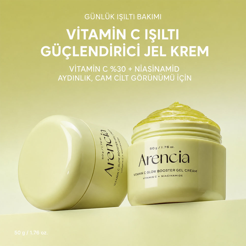 Arencia Vitamin C Glow Booster Gel Cream - Aydınlatıcı 50gr