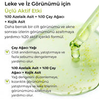 PURITO SEOUL Azelaic Acid 10 Kojic & Tea Tree Serum - Leke Karşıtı 30ml