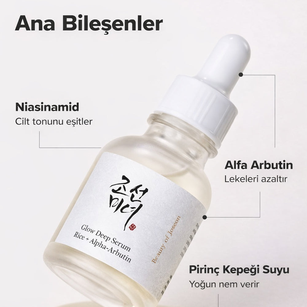 Beauty of Joseon Glow Deep Serum Rice & Alpha Arbutin - Aydınlatıcı Serum 30ml
