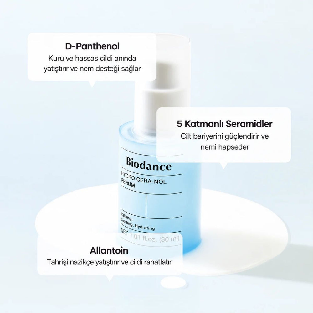 Biodance Hydro Cera-nol Serum - Yoğun Nemlendirici ve Cilt Bariyerini Destekleyici Serum 30ml