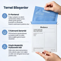 Biodance Hydro Cera-nol Real Deep Mask - Nemlendirici Yüz Maskesi 4x34g