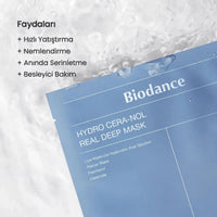 Biodance Hydro Cera-nol Real Deep Mask - Nemlendirici Yüz Maskesi 4x34g