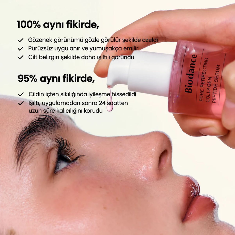 Biodance Pore Perfecting Collagen Peptide Serum - Gözenek Görünümü Karşıtı Kolajen ve Peptit Serumu 30ml