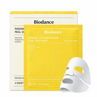 Biodance Radiant Vita Niacinamide Real Deep Mask - Aydınlatıcı Yüz Maskesi 4x34g
