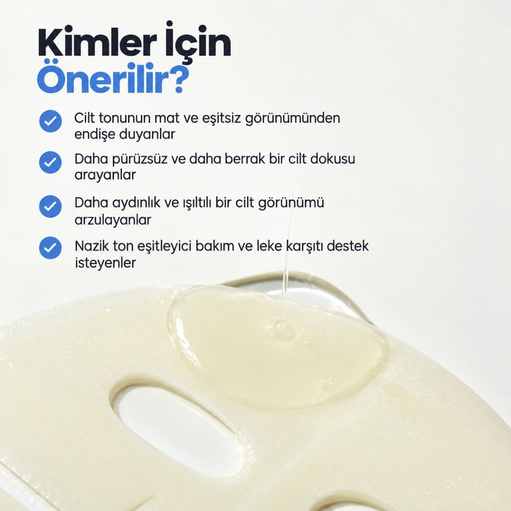 Biodance Radiant Vita Niacinamide Real Deep Mask - Aydınlatıcı Yüz Maskesi 34g (1 Adet)