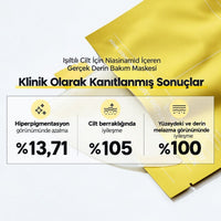 Biodance Radiant Vita Niacinamide Real Deep Mask - Aydınlatıcı Yüz Maskesi 34g (1 Adet)
