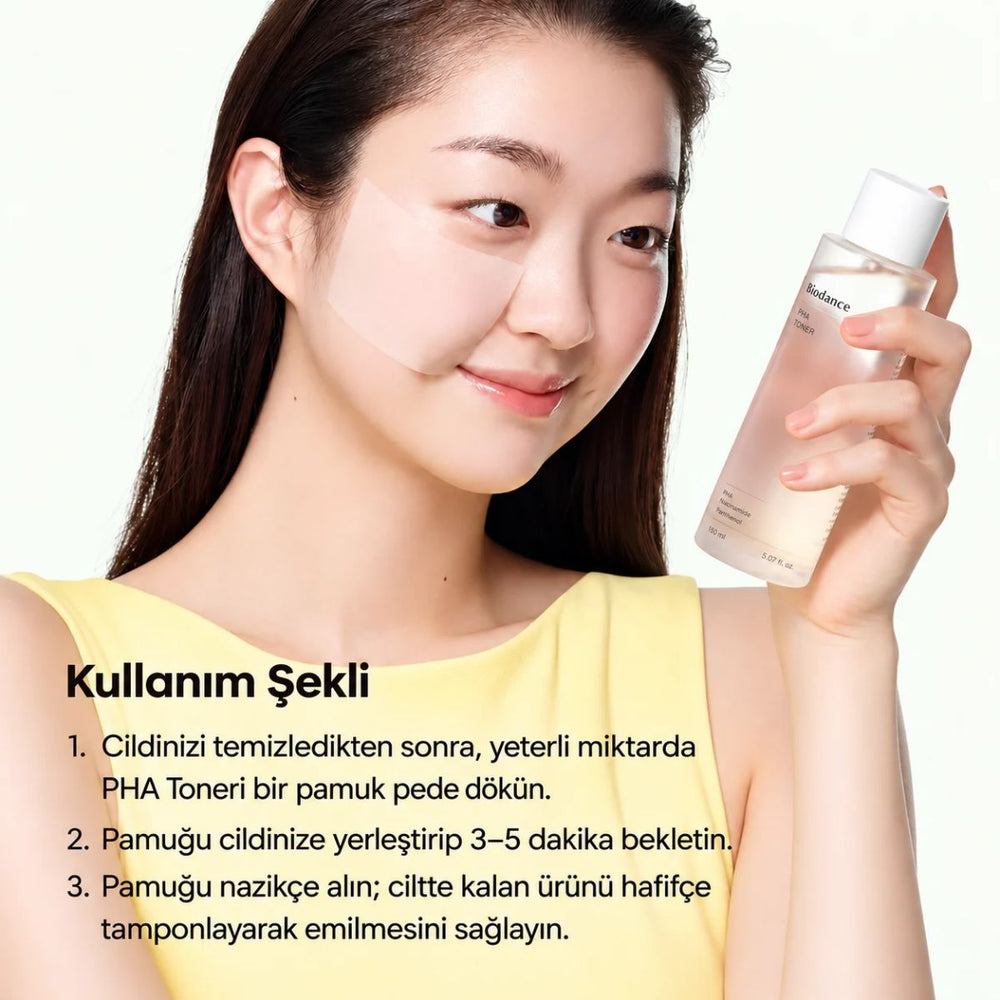 Biodance Skin Refining Mild PHA Toner - PHA İçeren Nazik Peeling Etkili Yüz Toniği 150ml