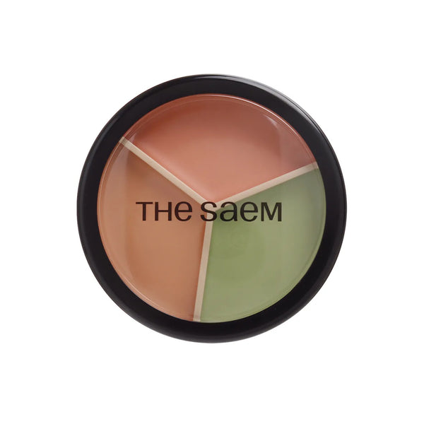 The Saem Cover Perfection Triple Pot Concealer 10 Tan - 3'lü Kapatıcı