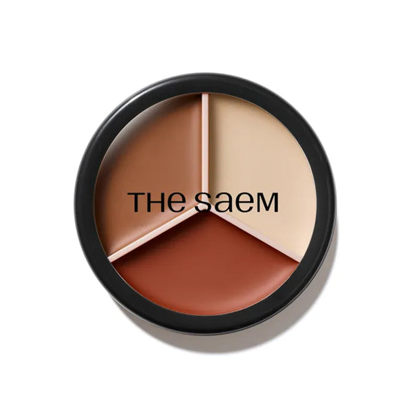 The Saem Cover Perfection Triple Pot Concealer 11 Deep - 3'lü Kapatıcı