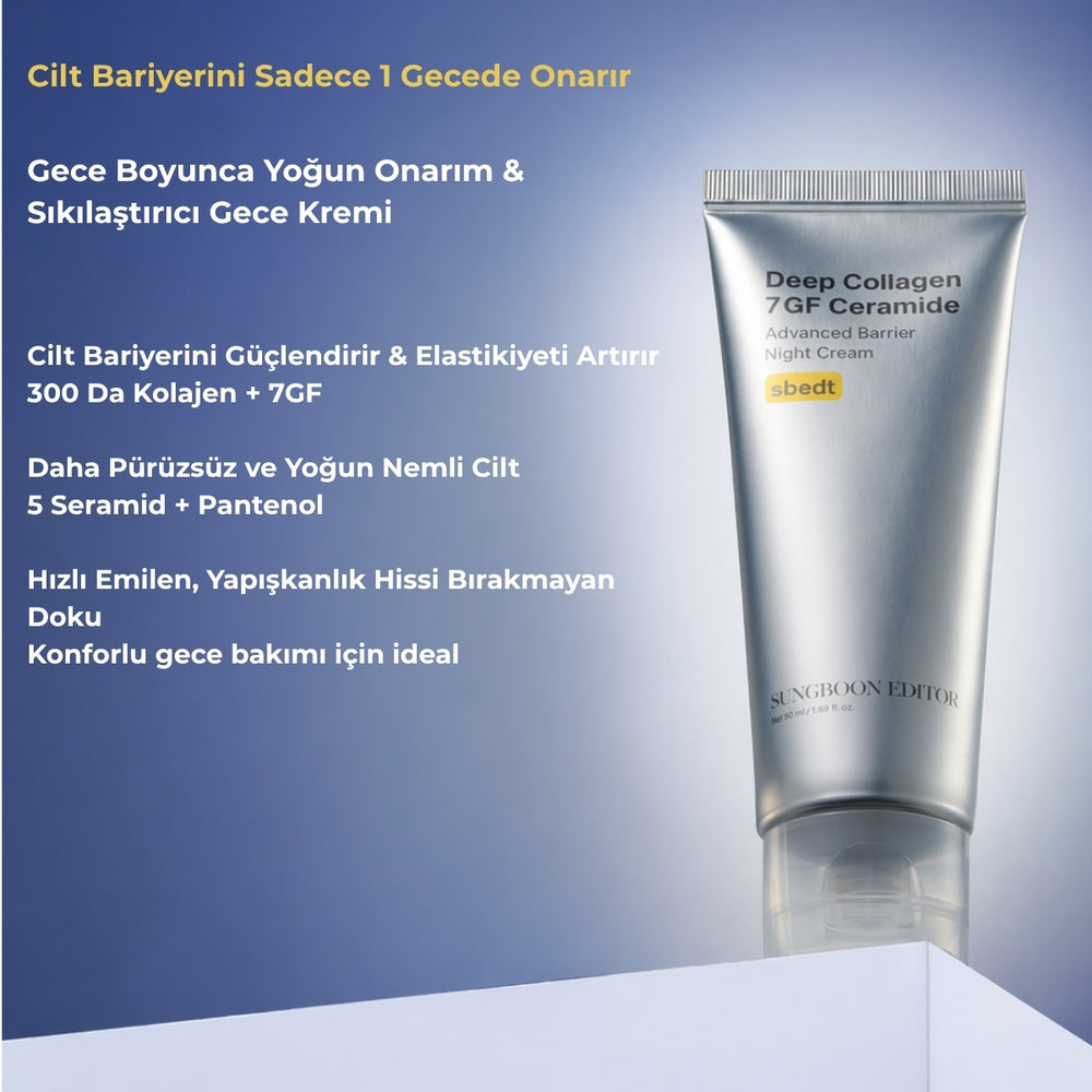 Sungboon 7GF Ceramide Night Cream - Anti-Aging 50ml