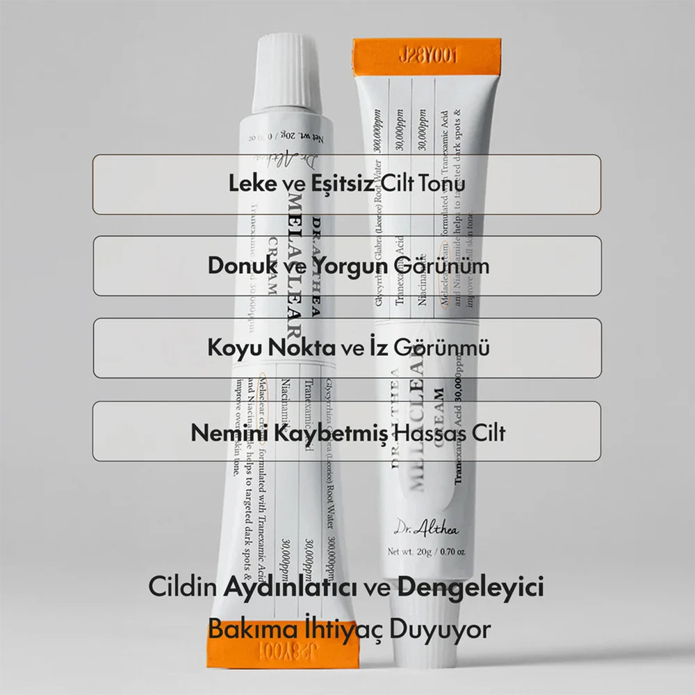 Dr. Althea Melaclear Cream - Leke Görünümü Karşıtı Krem 20g
