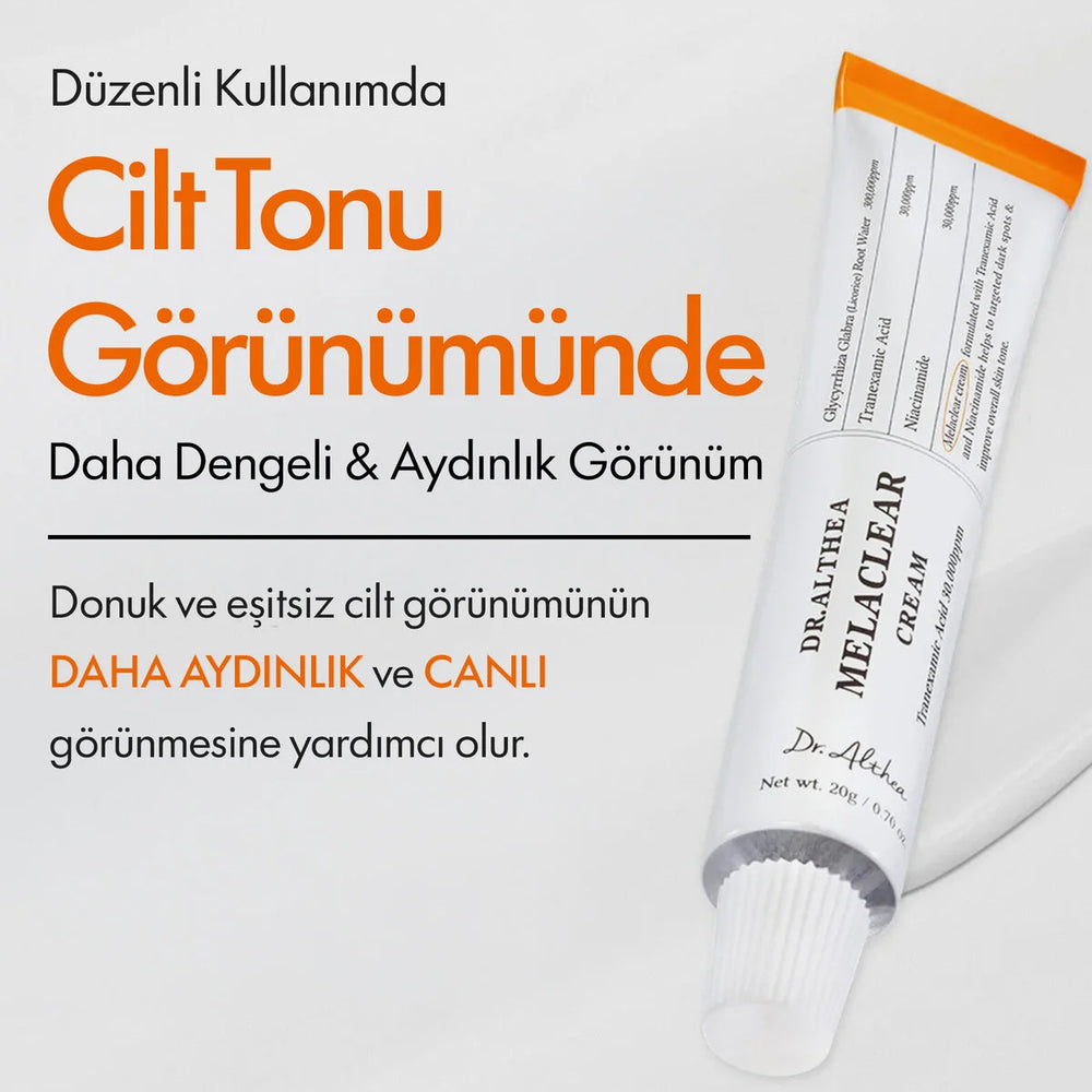 Dr. Althea Melaclear Cream - Leke Görünümü Karşıtı Krem 20g