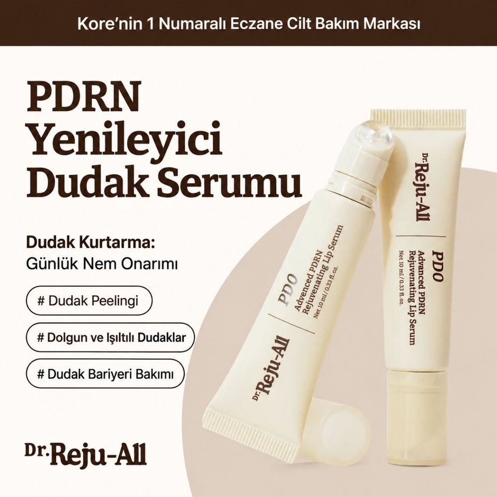 Dr.Reju-All Advanced PDRN Rejuvenating Lip Serum - PDRN İçeren Nemlendirici ve Onarıcı Dudak Serumu 10ml