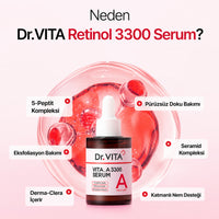 Dr.VITA VITA A 3300 Retinol  - %0,1 Yaşlanma Karşıtı Serum 30 ml
