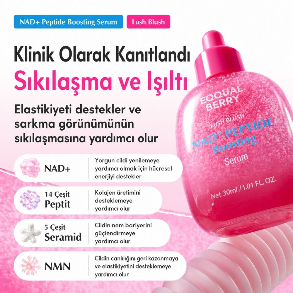 EQQUALBERRY NAD+ Peptide Serum - Sıkılaştırıcı Bakım Serumu 30ml