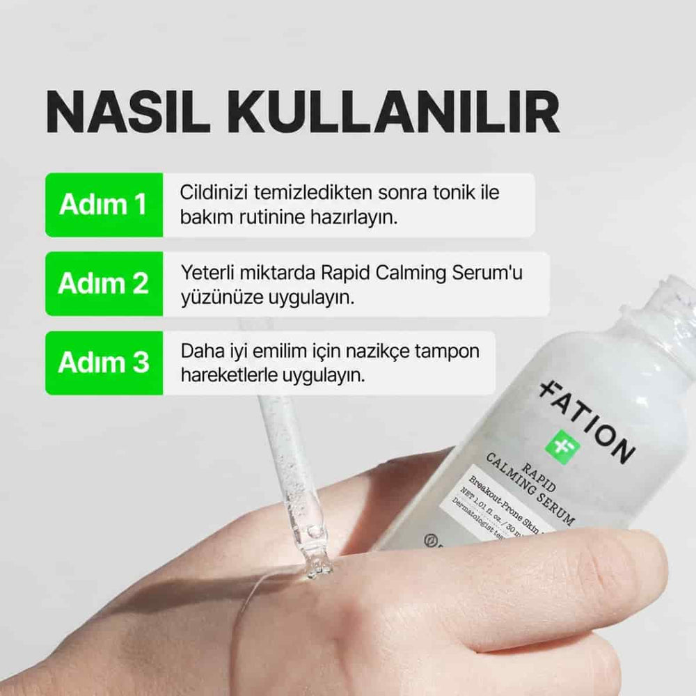 FATION Rapid Calming Serum - Yatıştırıcı Serum 30ml