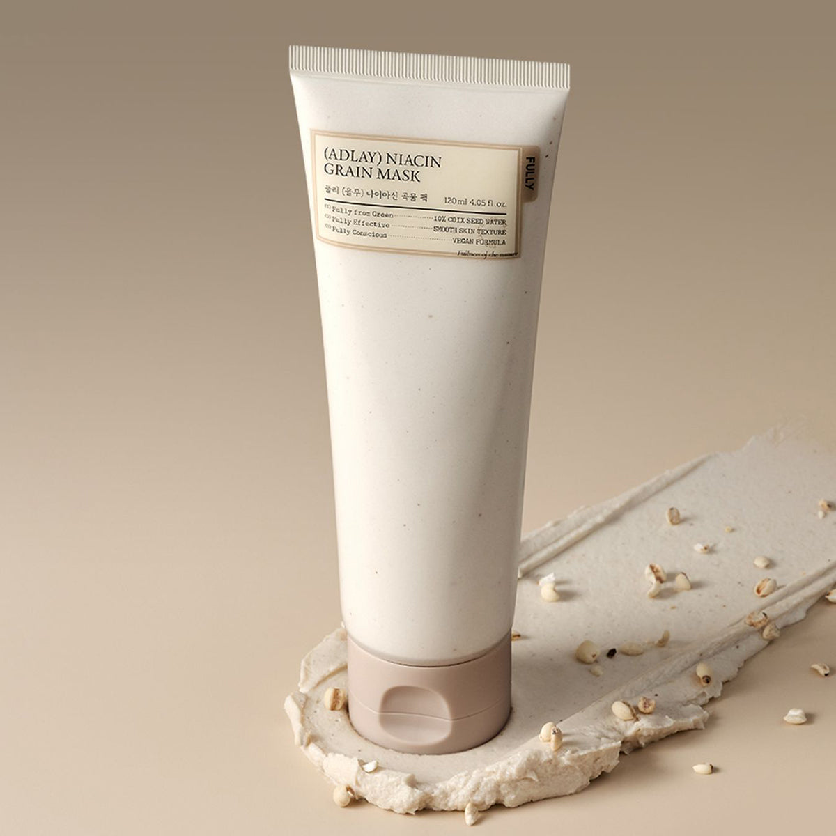 Fully Adlay Grain Mask İle Nazik Tahıl Peelingi