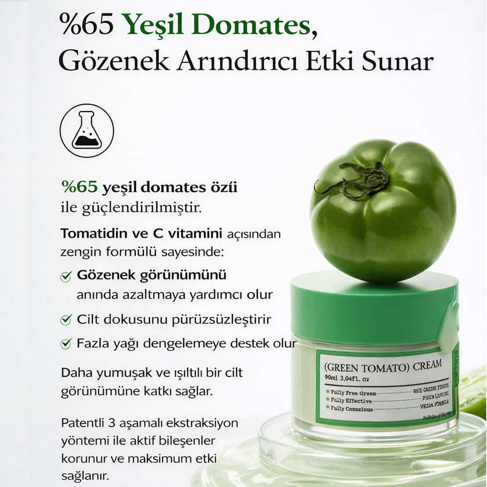 Fully Green Tomato Cream - Gözenek Sıkılaştırıcı 90ml
