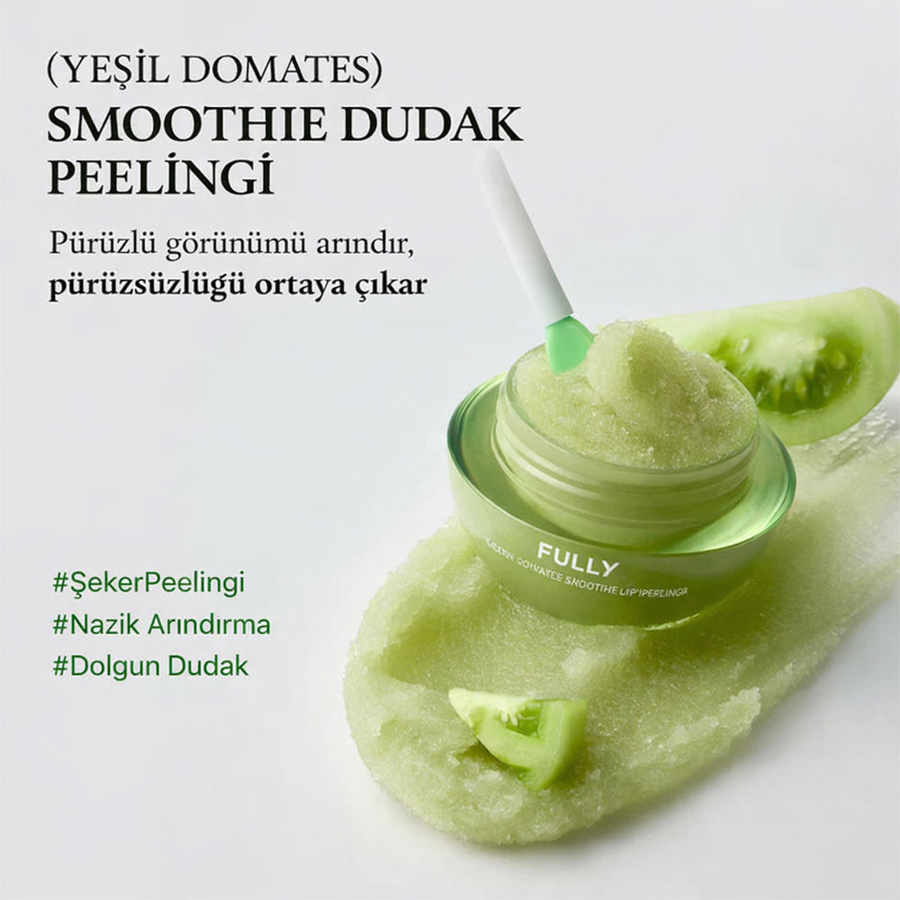 Fully Green Tomato Smoothie Lip Scrub -  Dudak Peeling 12gr