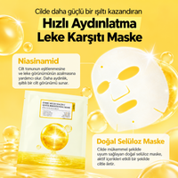 FULLY Kojic Acid Niacin C Quick Brightening Mask - Aydınlatıcı Maske 25 ml x 4