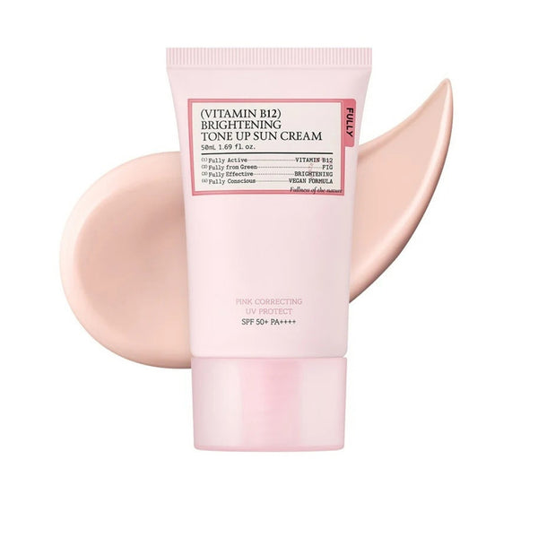 Fully Vitamin B12 Tone-Up Sun Cream SPF50+ PA++++ - Pembe Güneş Kremi 50ml