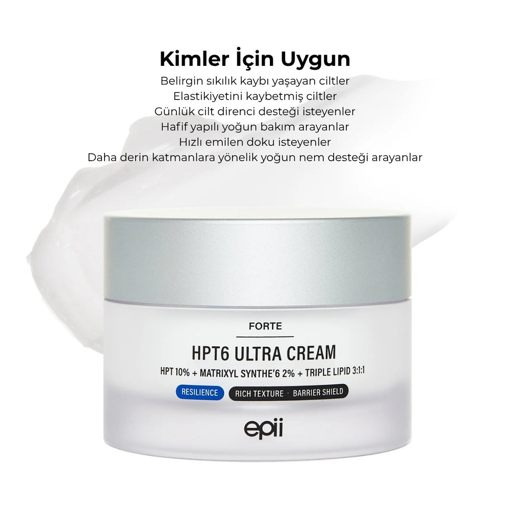 Epii HPT6 Ultra Cream 10% - Yoğun Sıkılaştırıcı Krem 50ml