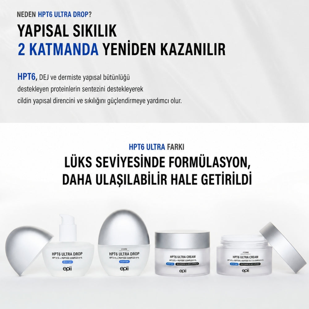 Epii HPT6 Ultra Drop 10% Forte - Yoğun Sıkılaştırıcı Serum 30ml
