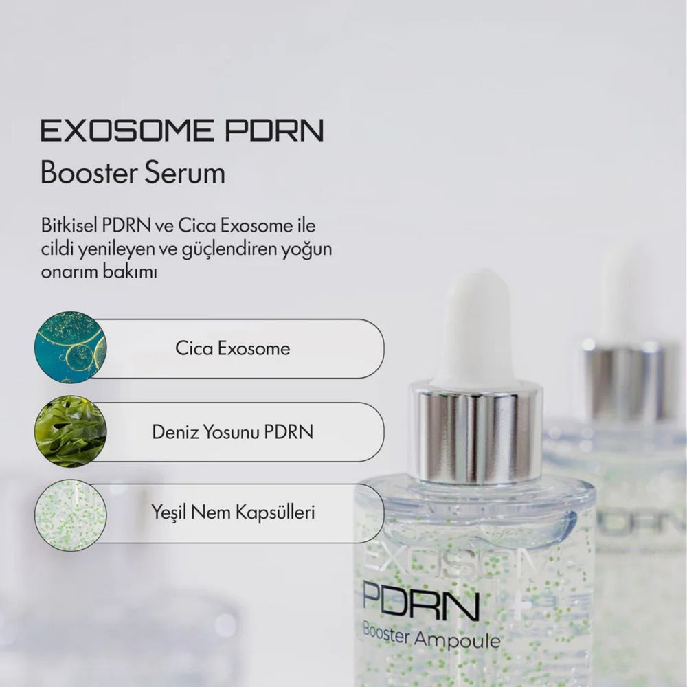 IZEZE Exosome PDRN Booster Ampoule-Lifting ve Gençleştirme Etkili Ampoule 30ml