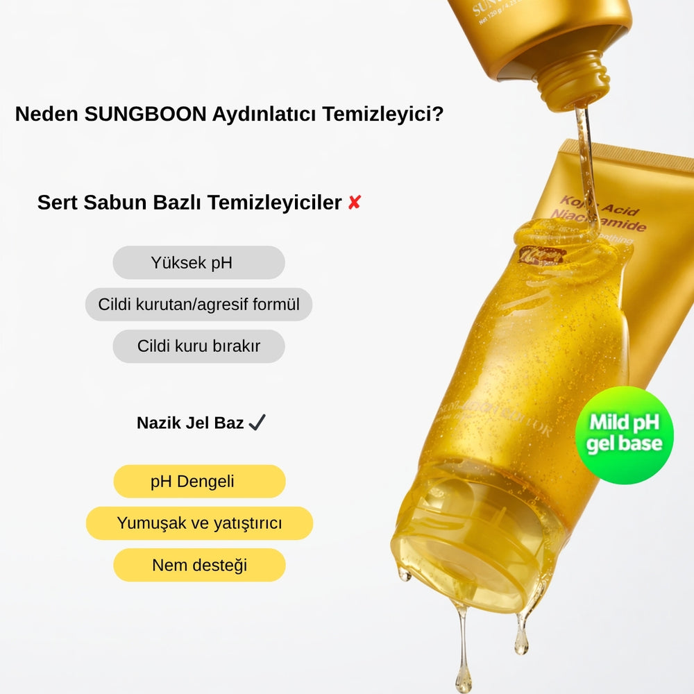 Sungboon Kojic Acid Niacinamide Cleanser - Temizleyici 120gr