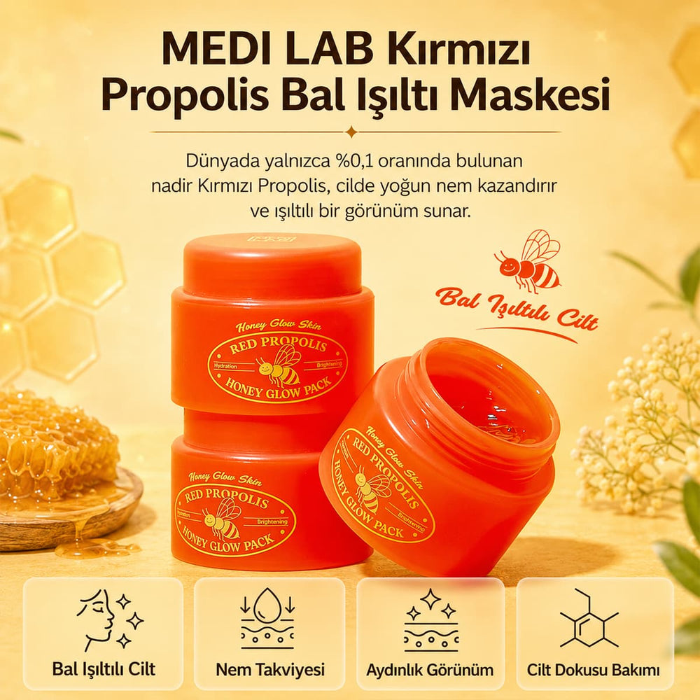 MEDI LAB Kırmızı Propolis & Bal Nem Maskesi 100 ml