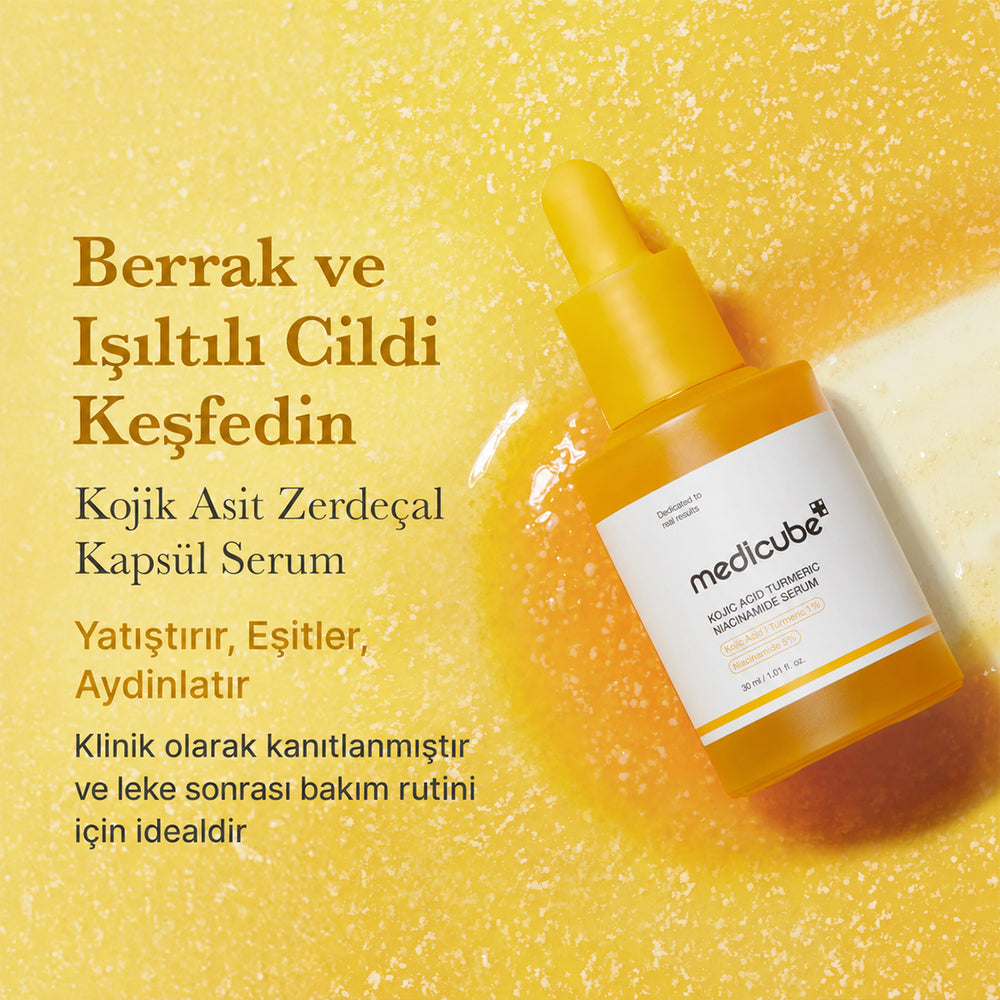 Medicube Kojic Acid Turmeric Niacinamide Serum - Leke Karşıtı 30ml