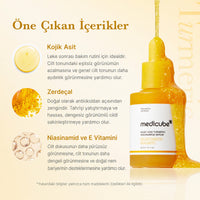 Medicube Kojic Acid Turmeric Niacinamide Serum - Leke Karşıtı 30ml