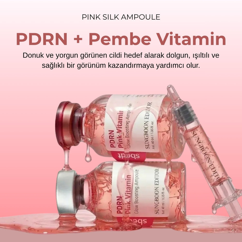 Sungboon PDRN Pink Vitamin Ampoule - Yenileyici 40ml