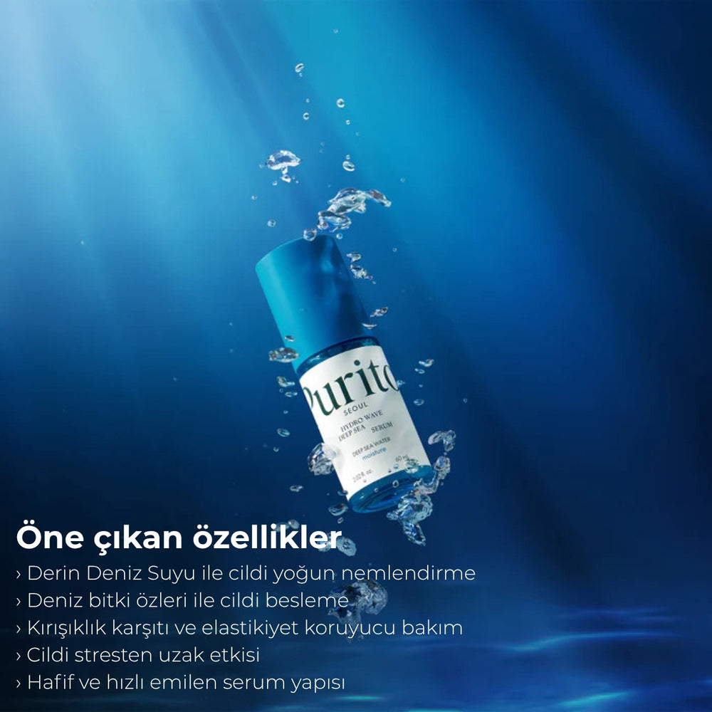 PURITO SEOUL Hydro Wave Deep Sea Serum - Nemlendirici 60ml