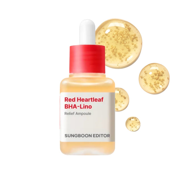 Sungboon Red Heartleaf BHA-Lino Ampul - Dengeleyici Ampul 40ml