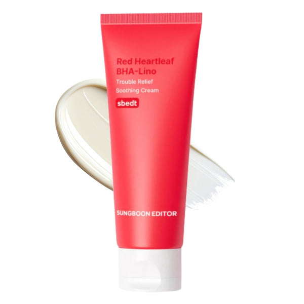 Sungboon Red Heartleaf BHA-Lino Relief Cream - Yatıştırıcı 50ml